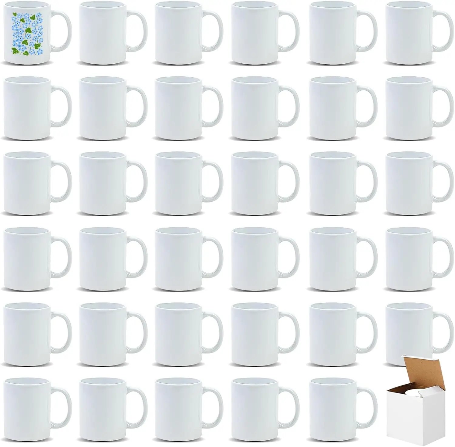 Sublimation Mug Blank - Tazas de sublimación de 11 oz,