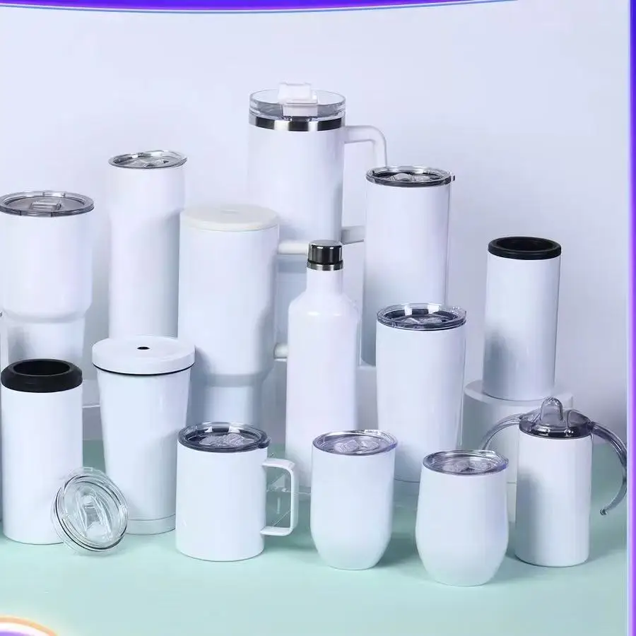 Sublimation Mug Blank - Taza en blanco de sublimación, botellas