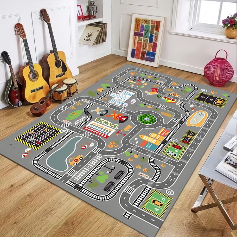 Commercial Road Printing - Alfombra de área de juego de