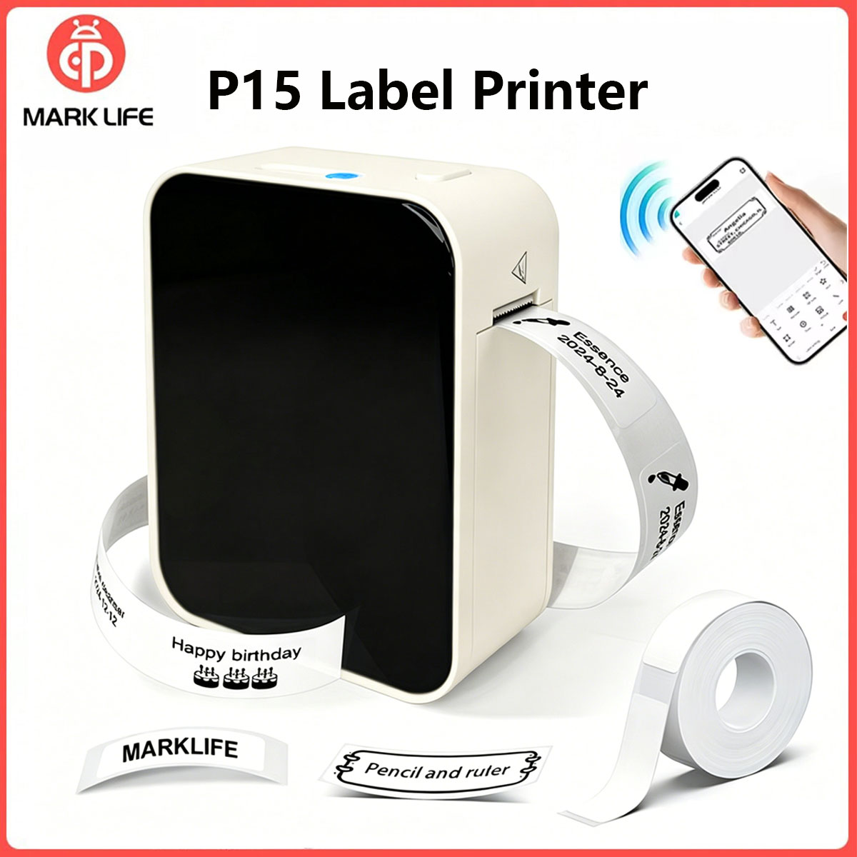 Commercial Printing Network - Impresora de etiquetas Marklife P15, impresora
