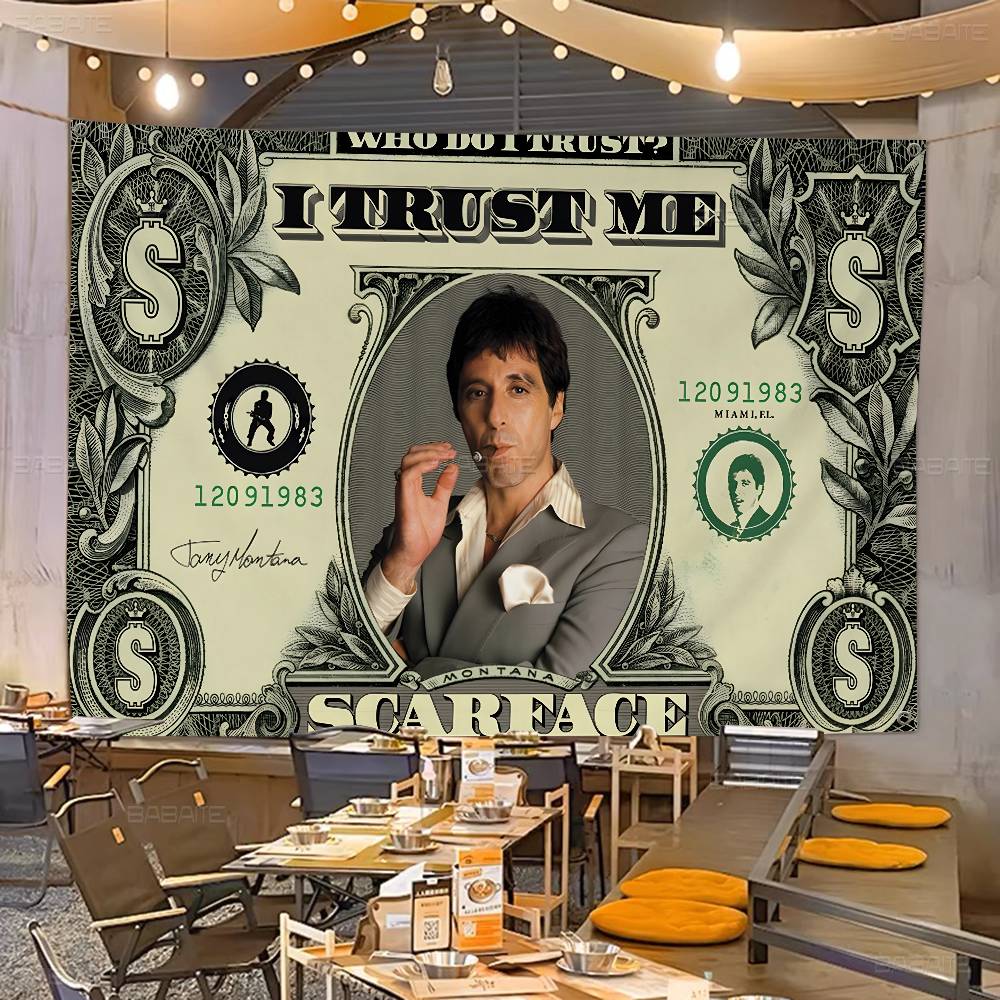 Commercial Printing Companies Usa - Bandera Publicitaria Retro S-Scarface con Impresión