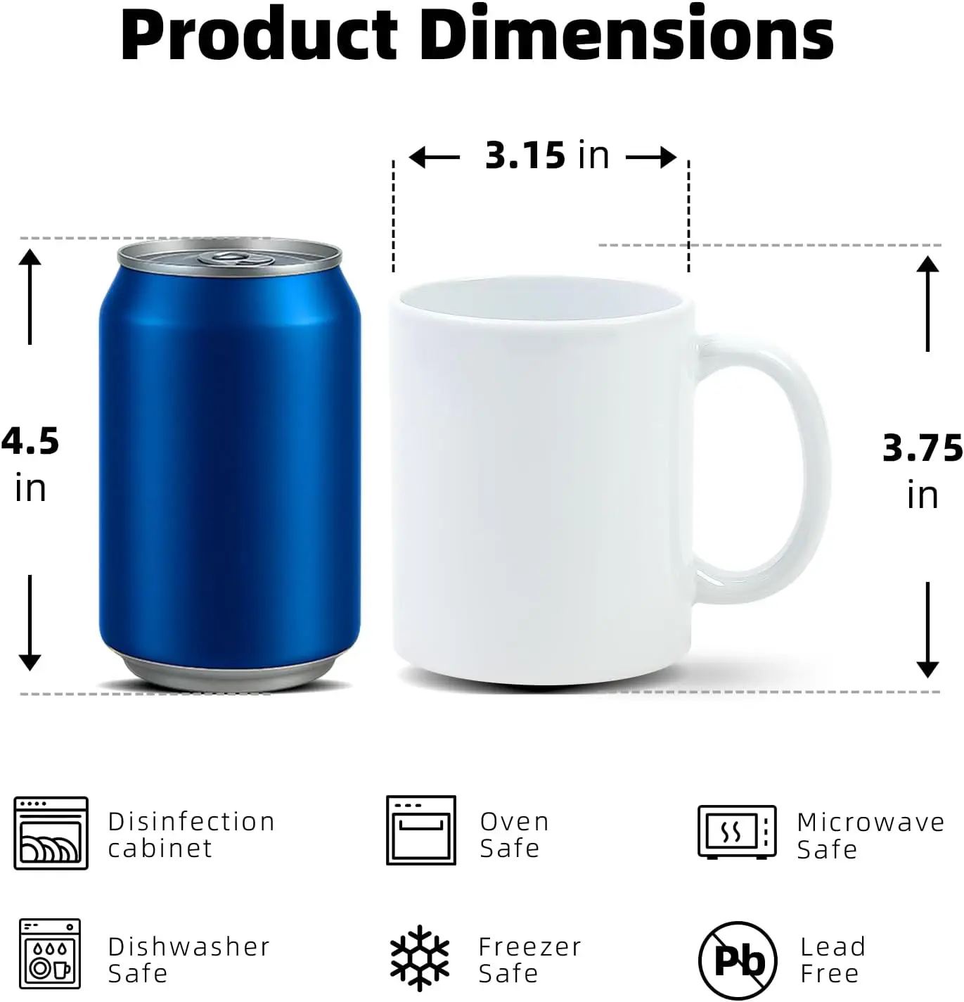 Tazas de sublimación de 11 oz, - Sublimation Mug Blank reseña y precio