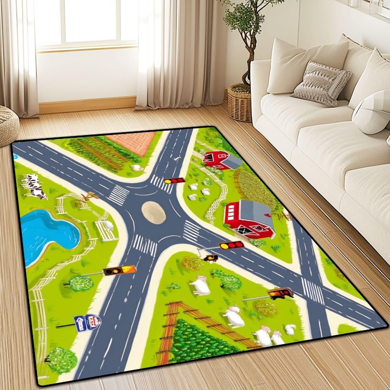 Alfombra con patrón de tráfico - Commercial Road Printing reseña y precio