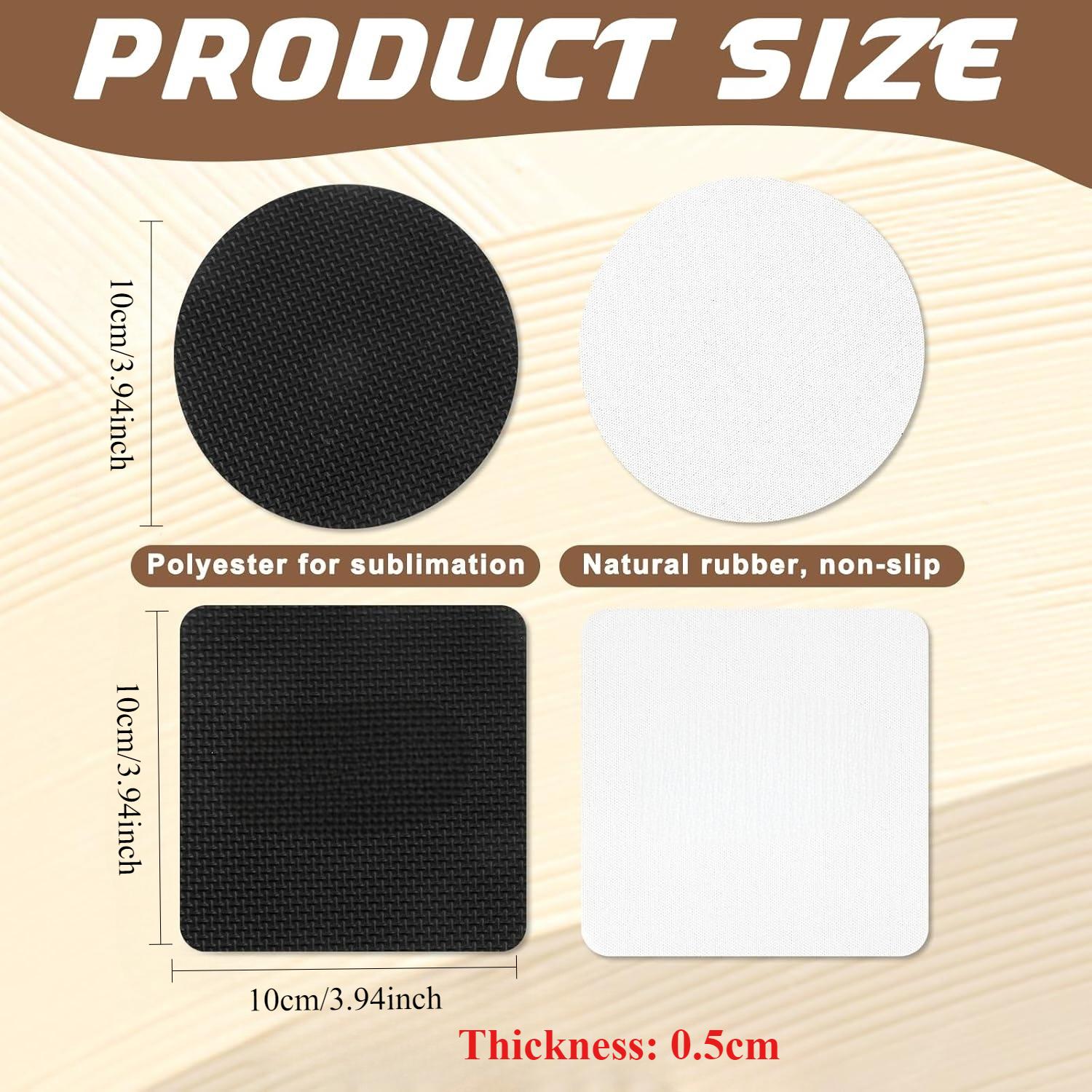 Juego de 10 posavasos en blanc - Sublimation Mug Blank reseña y precio