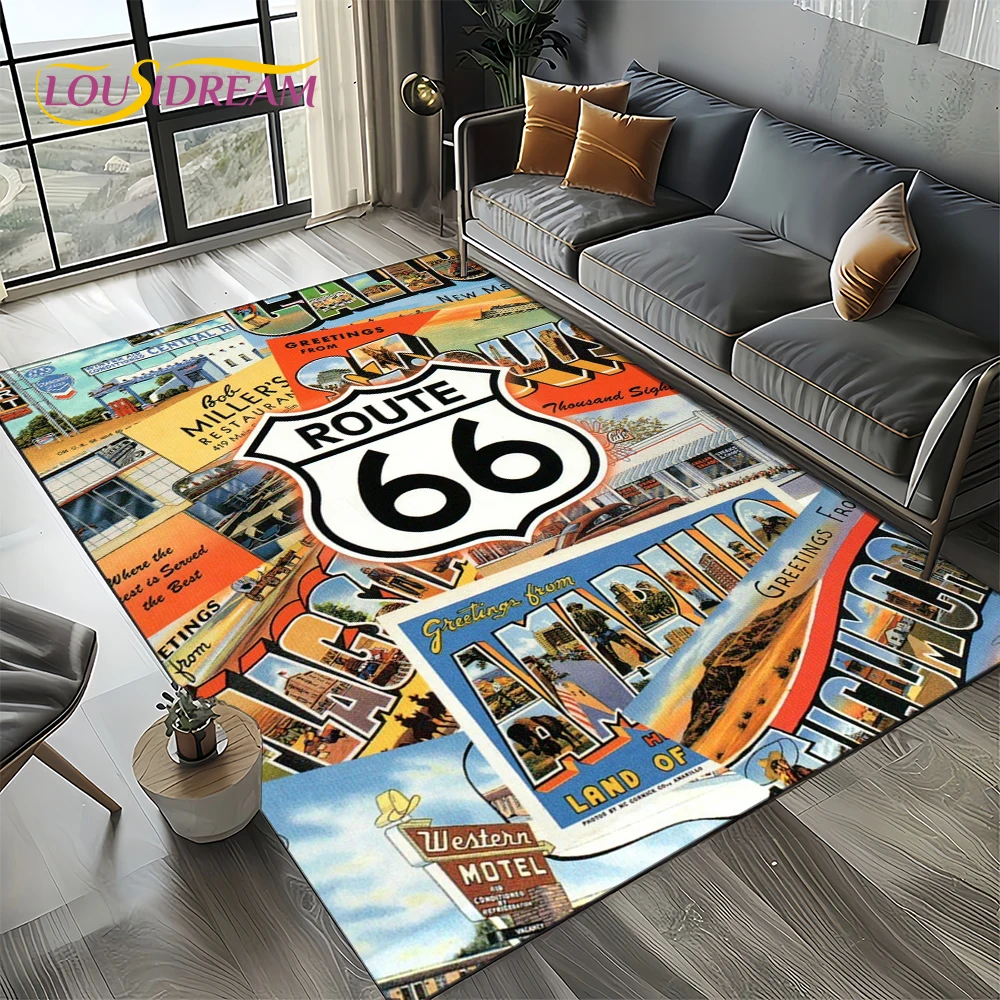 Ruta 66 Retro América historia - Commercial Road Printing reseña y precio