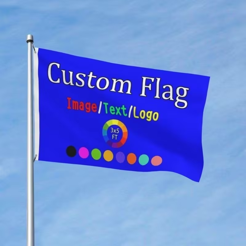 Bandera Personalizada con Logo - Commercial Printing Companies Usa reseña y precio