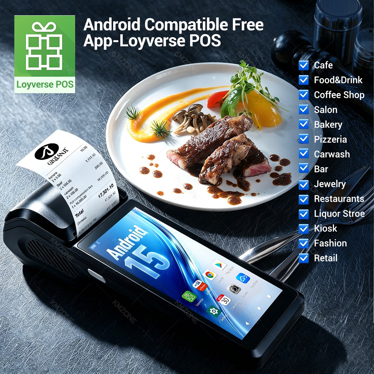 Terminal PDA Android 15 3G32G  - Commercial Printing Network reseña y precio